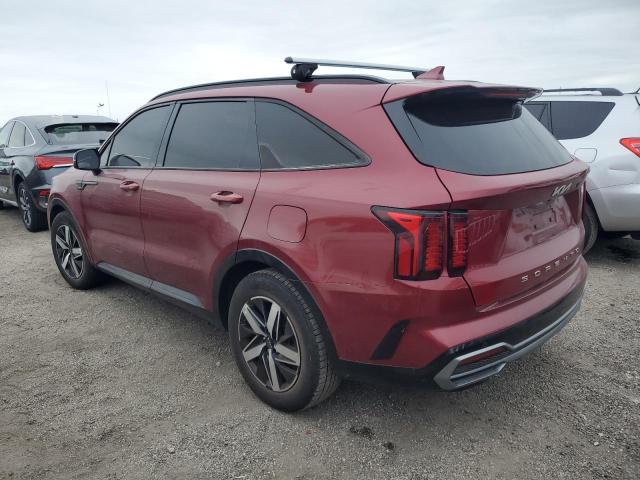 KIA SORENTO S 2022 red  gas 5XYRL4LC6NG138803 photo #3