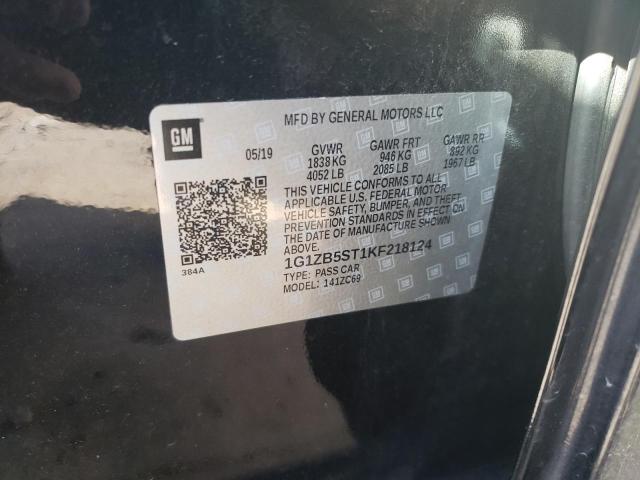 2019 CHEVROLET MALIBU LS - 1G1ZB5ST1KF218124