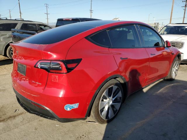 TESLA MODEL Y 2021 red  Electric 5YJYGDEE7MF214971 photo #4