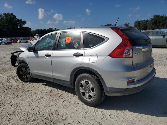 HONDA CR-V LX 2015 silver  gas 3CZRM3H35FG704186 photo #3