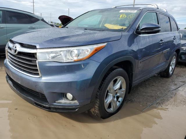 VIN 5TDDKRFH6ES071608 2014 Toyota Highlander, Limited no.1