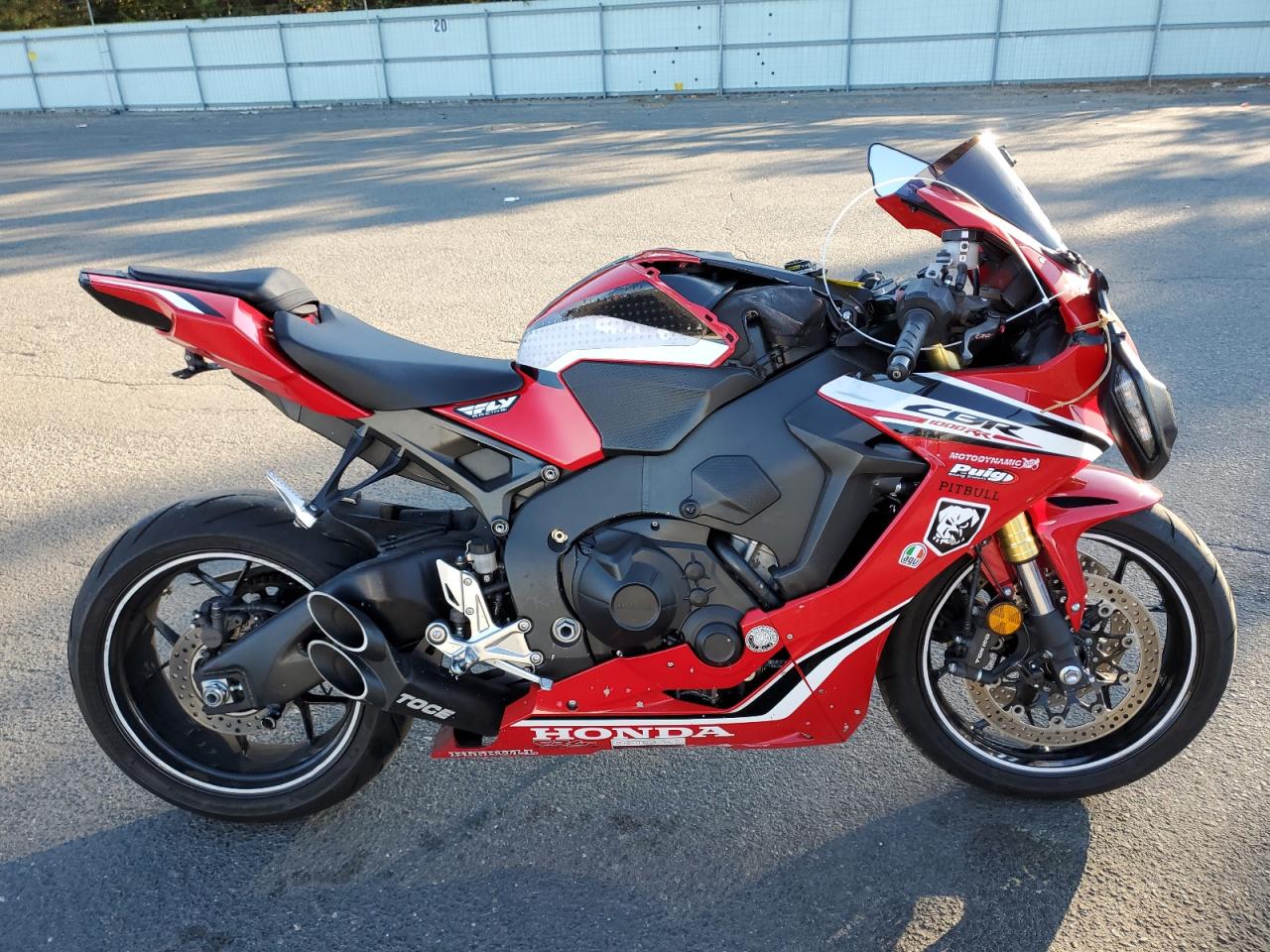 JH2SC7719MK400115 HONDA CBR1000 RR 2021