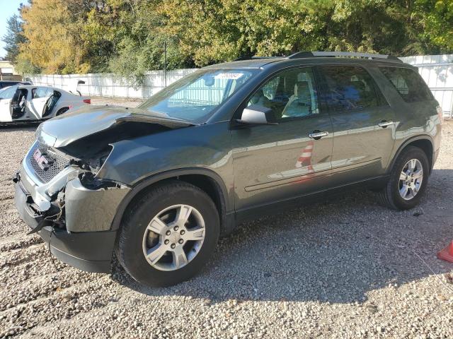 GMC ACADIA SLE 2011 green  gas 1GKKRPED6BJ364752 photo #1