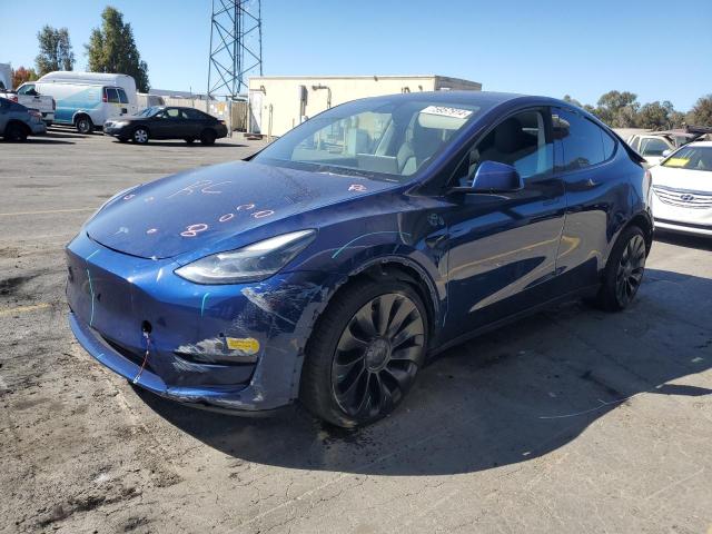 VIN 7SAYGDEF2NF345786 2022 Tesla MODEL Y no.1