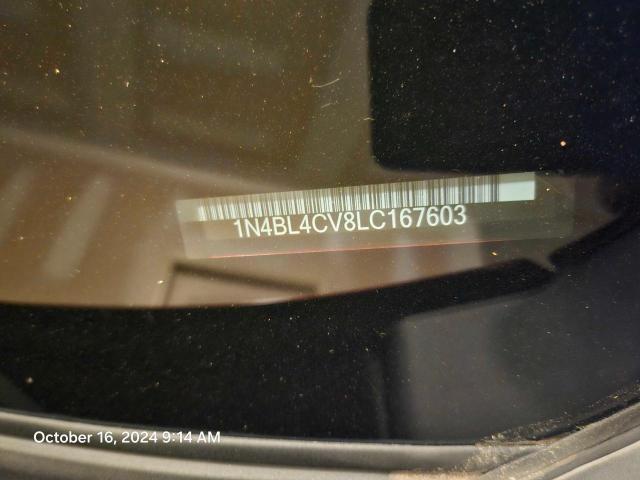 VIN 1N4BL4CV8LC167603 2020 Nissan Altima, SR no.10