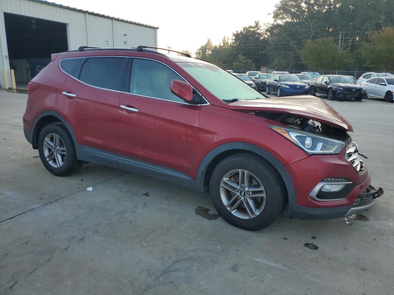 Lot #2938094933 2017 HYUNDAI SANTA FE S