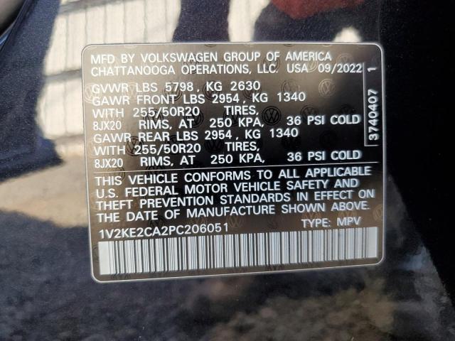 2023 VOLKSWAGEN ATLAS CROS - 1V2KE2CA2PC206051