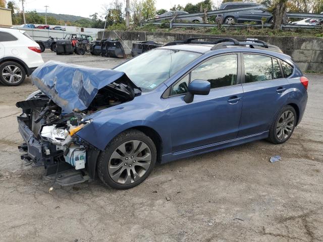 SUBARU IMPREZA SP 2012 blue station gas JF1GPAL68CG202974 photo #1