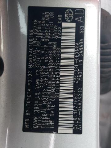 2018 TOYOTA COROLLA L - 2T1BURHE3JC077938