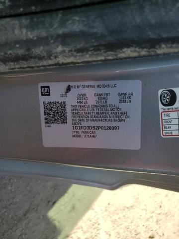2023 CHEVROLET CAMARO LT - 1G1FD3DS2P0126097