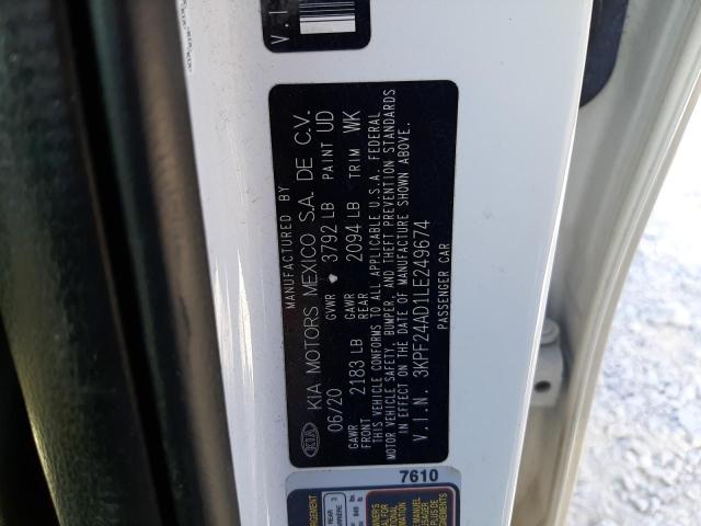 2020 KIA FORTE FE - 3KPF24AD1LE249674