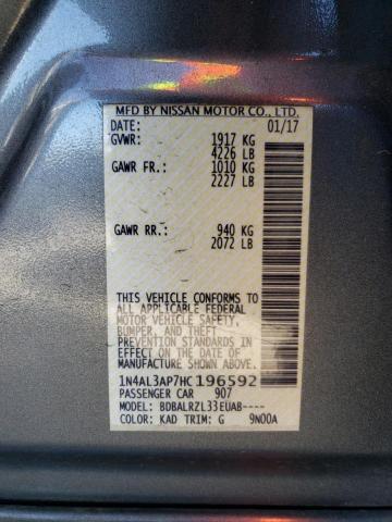 2017 NISSAN ALTIMA 2.5 - 1N4AL3AP7HC196592