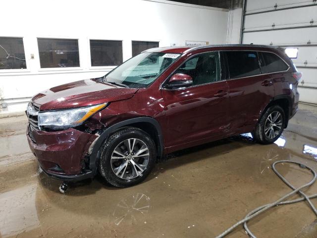 VIN 5TDJKRFH4GS340145 2016 Toyota Highlander, Xle no.1