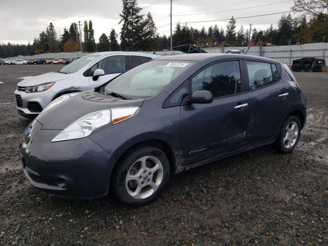 NISSAN LEAF S 2013 gray  electric 1N4AZ0CP6DC403106 photo #1