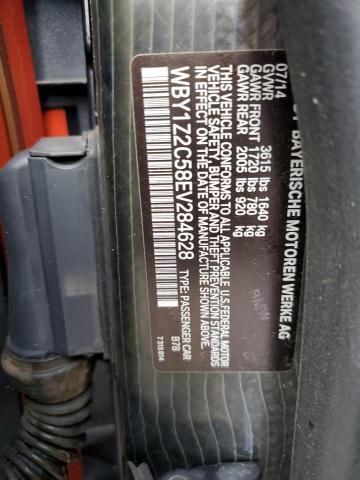 VIN WBY1Z2C58EV284628 2014 BMW I3, Bev no.13