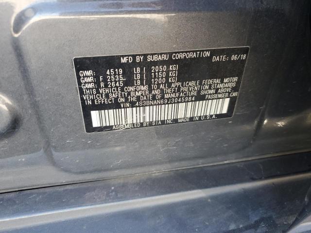 2018 SUBARU LEGACY 2.5 - 4S3BNAN69J3045984