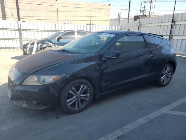 HONDA CR-Z EX 2012 black  hybrid engine JHMZF1C63CS000805 photo #1