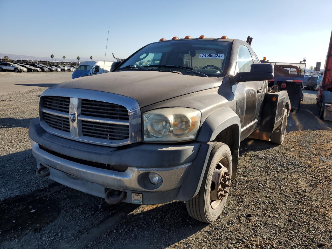 DODGE RAM 5500 S 2008 black chassis diesel 3D6WC76A18G187146 photo #1