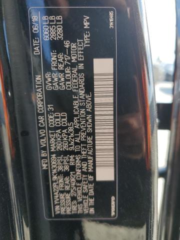 2019 VOLVO XC90 T6 IN - YV4A22PL9K1430694