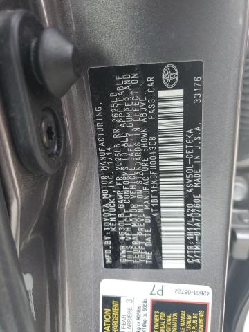 VIN 4T1BF1FK9FU004308 2015 Toyota Camry, LE no.13