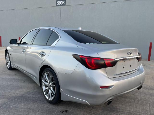 INFINITI Q50 BASE 2014 silver sedan 4d gas JN1BV7AR2EM687968 photo #4