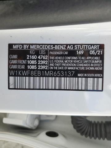 2021 MERCEDES-BENZ C 300 4MAT - W1KWF8EB1MR653137