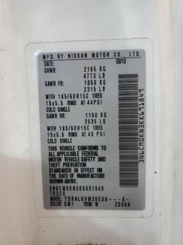 2019 NISSAN NV200 - 3N6CM0KN3KK691849