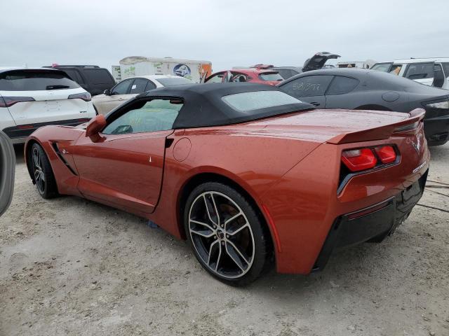 CHEVROLET CORVETTE S 2015 orange  gas 1G1YK3D71F5111912 photo #3