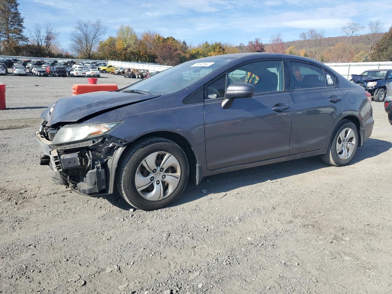 Lot #3050560088 2015 HONDA CIVIC LX