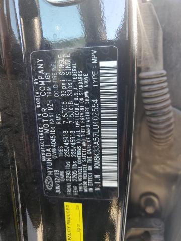 VIN KM8K33A57LU402554 2020 Hyundai Kona, Limited no.14