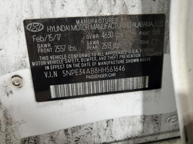 2017 HYUNDAI SONATA SPO - 5NPE34AB8HH561646