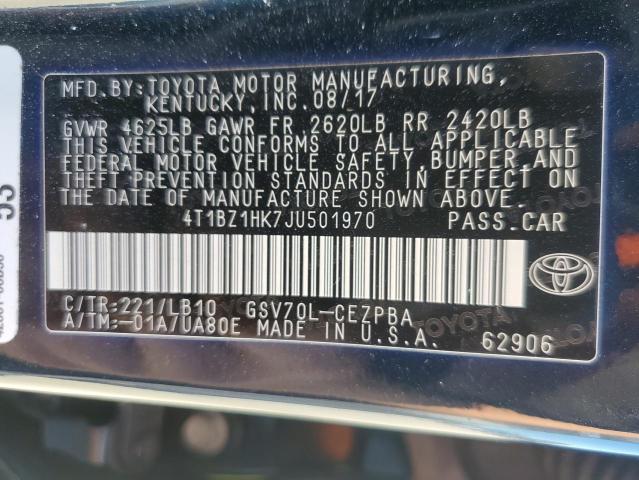 2018 TOYOTA CAMRY XSE - 4T1BZ1HK7JU501970