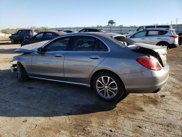 MERCEDES-BENZ C 300 4MAT 2016 gray sedan 4d gas 55SWF4KB9GU149225 photo #3