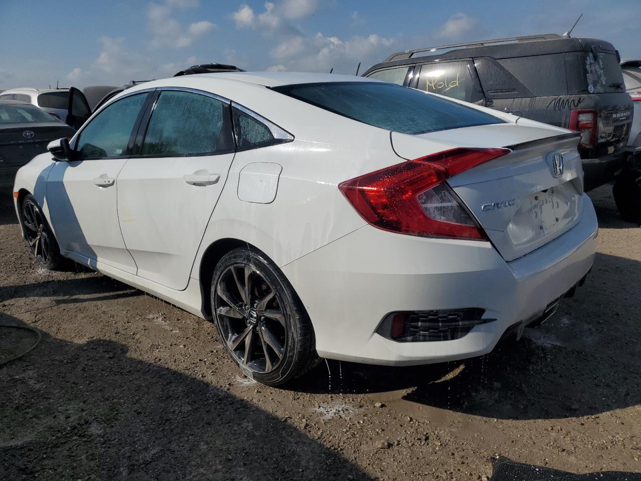 Lot #2974636559 2020 HONDA CIVIC SPOR