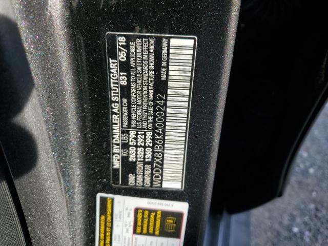 2019 MERCEDES-BENZ AMG GT 63 WDD7X8JB6KA000242