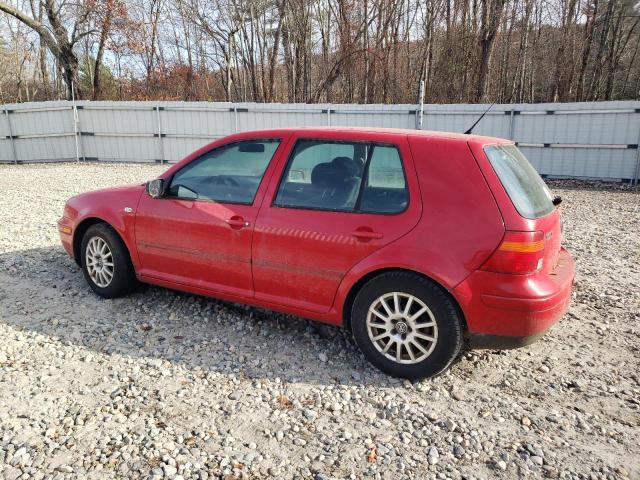 VOLKSWAGEN GOLF GLS 2003 red hatchbac gas 9BWGK61J834003167 photo #3