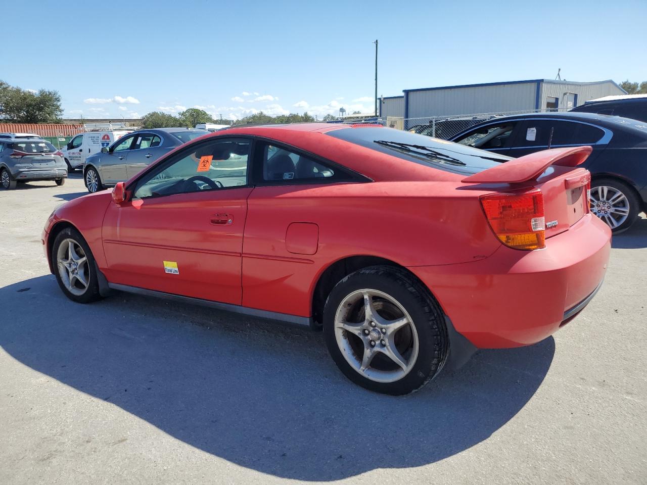 TOYOTA CELICA GT- 2001 red  gas JTDDY32T910051985 photo #3