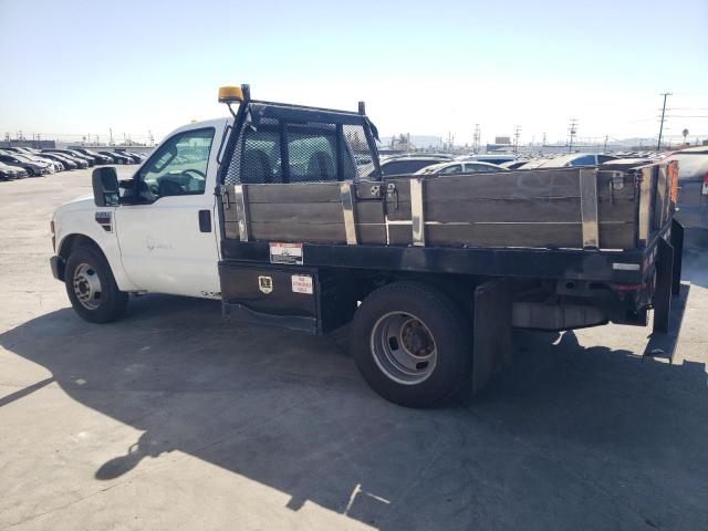 FORD F350 SUPER 2008 white chassis diesel 1FDWF36R78EE43871 photo #3