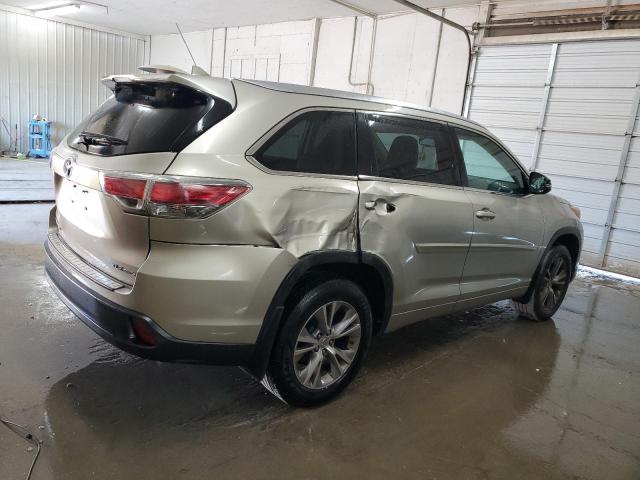 VIN 5TDJKRFH6ES037588 2014 Toyota Highlander, Xle no.3