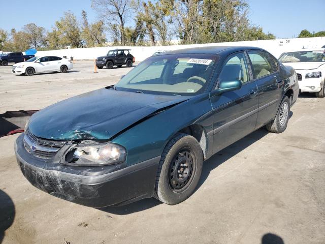 CHEVROLET IMPALA 2001 green sedan 4d gas 2G1WF52E019203632 photo #1