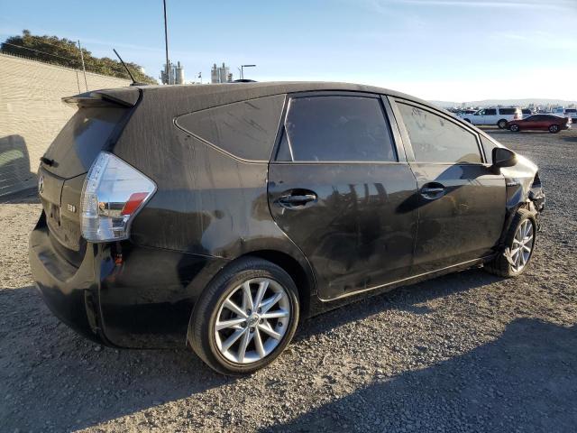 TOYOTA PRIUS V 2012 black station hybrid engine JTDZN3EU2C3030254 photo #4