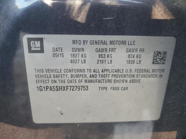 2015 CHEVROLET CRUZE LS - 1G1PA5SHXF7279753