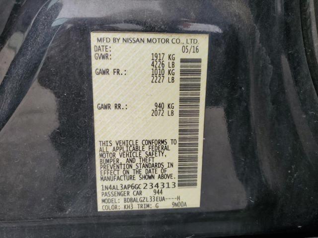 2016 NISSAN ALTIMA 2.5 - 1N4AL3AP6GC234313