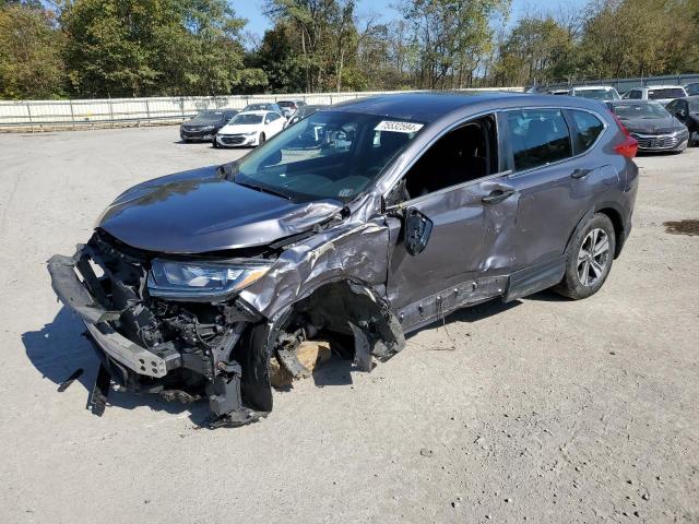 HONDA CR-V LX 2018 gray  gas 2HKRW6H37JH228122 photo #1