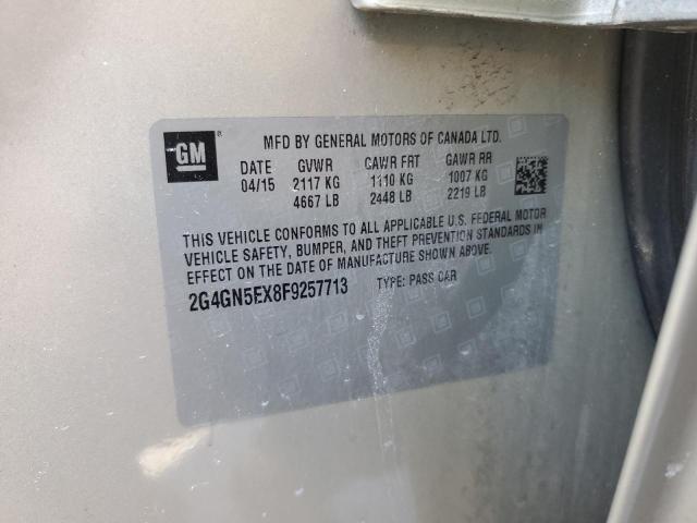 2015 BUICK REGAL PREM 2G4GN5EX8F9257713