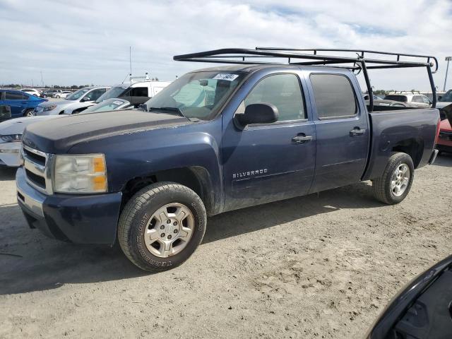 CHEVROLET SILVERADO 2010 blue crew pic flexible fuel 3GCRCSEA9AG168289 photo #1