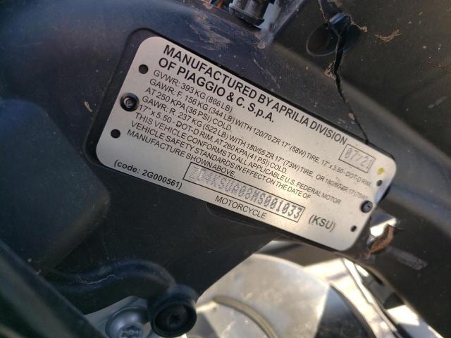 2021 APRILIA RS 660 ZD4KSUA08MS001033