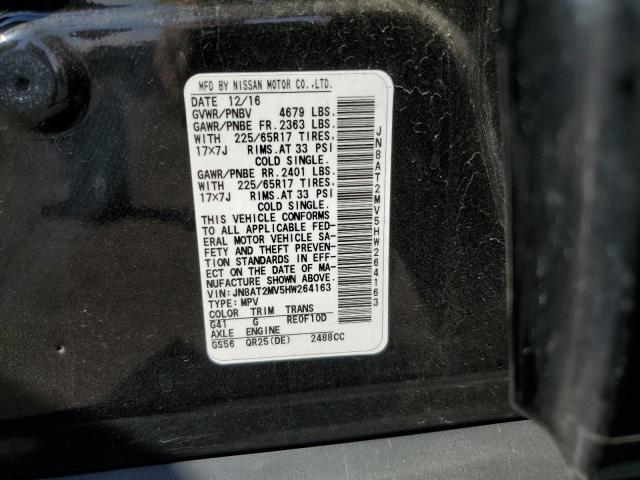 2017 NISSAN ROGUE S - JN8AT2MV5HW264163