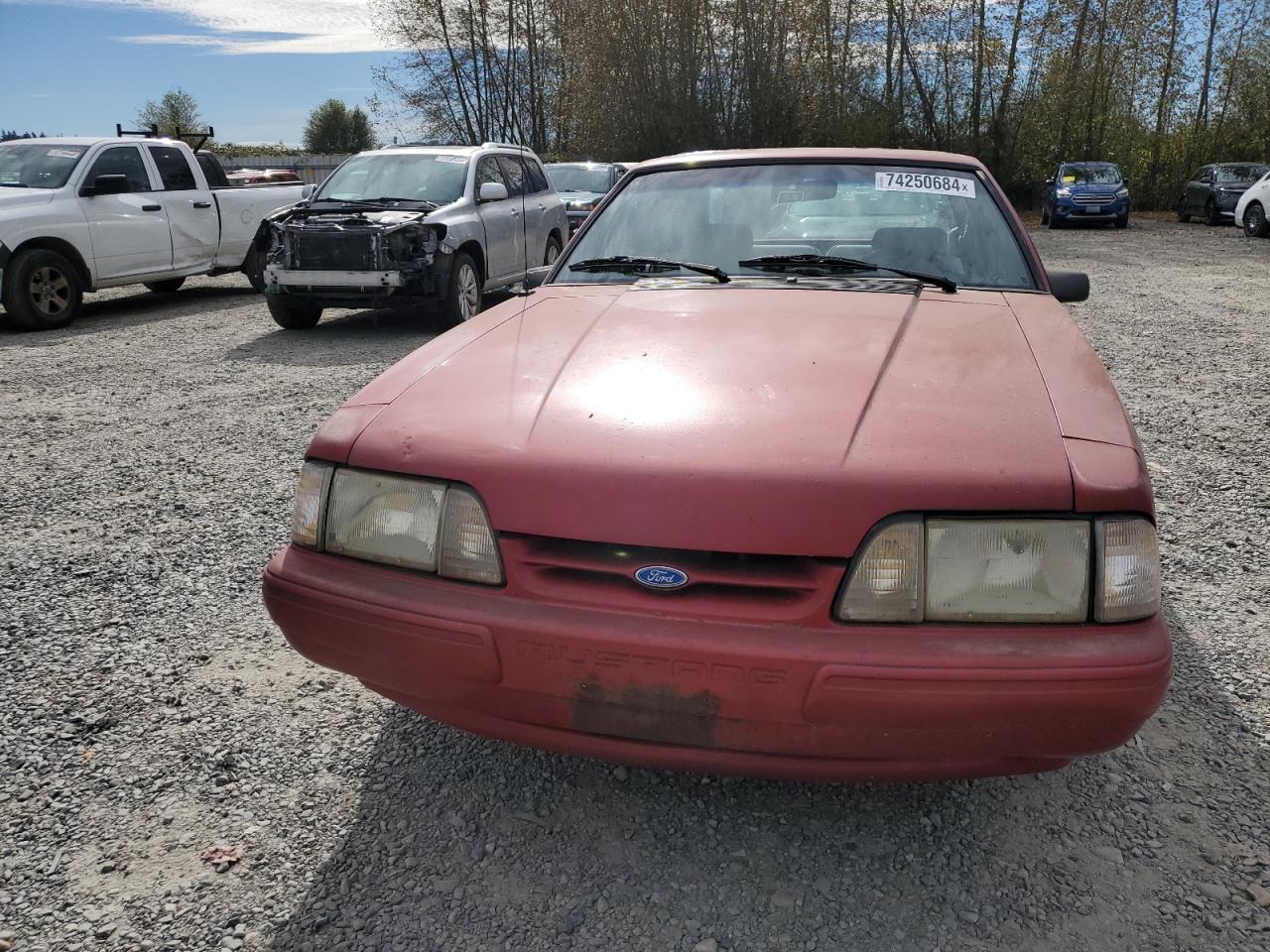 Lot #2874579153 1992 FORD MUSTANG LX