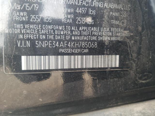 2019 HYUNDAI SONATA LIM - 5NPE34AF4KH785068